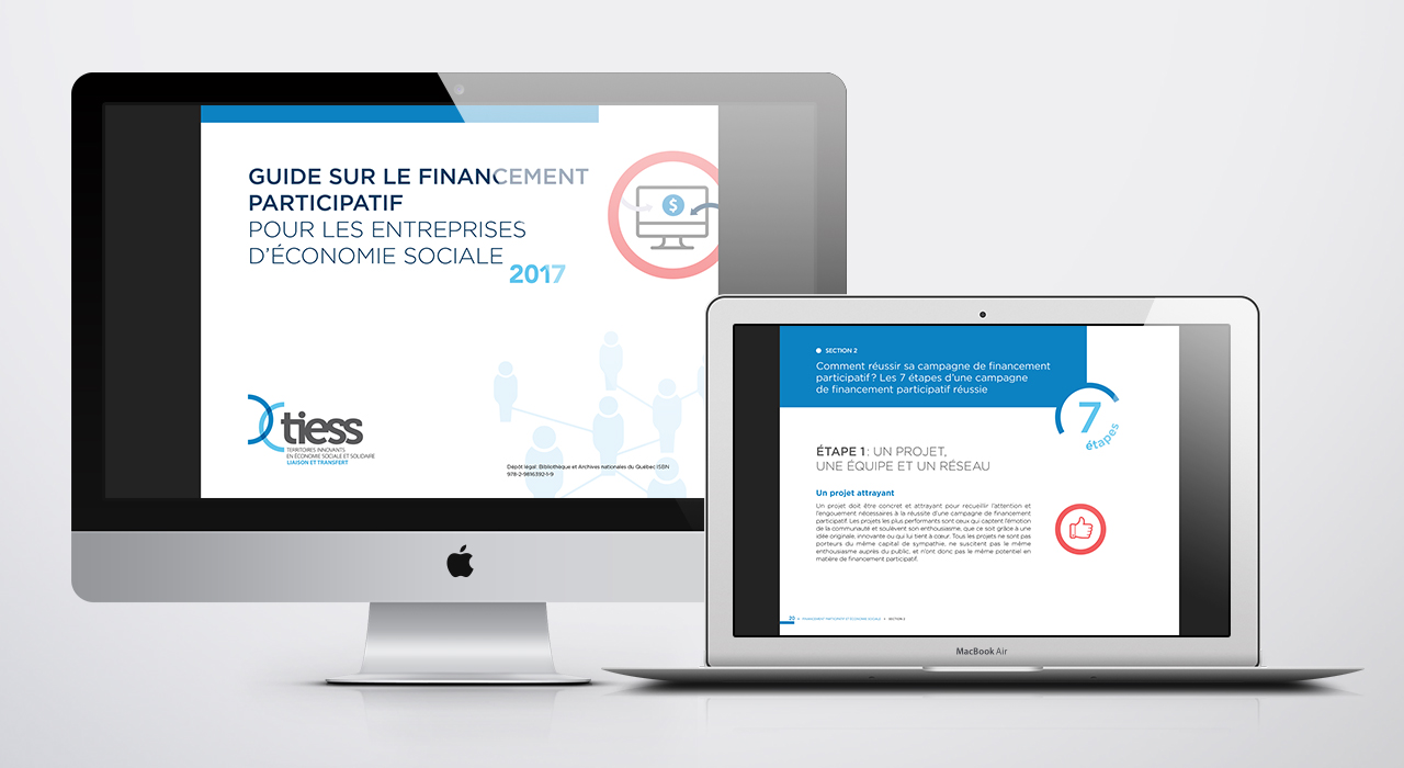 Le TIESS propose un guide sur le financement participatif pour les entreprises d’économie sociale!