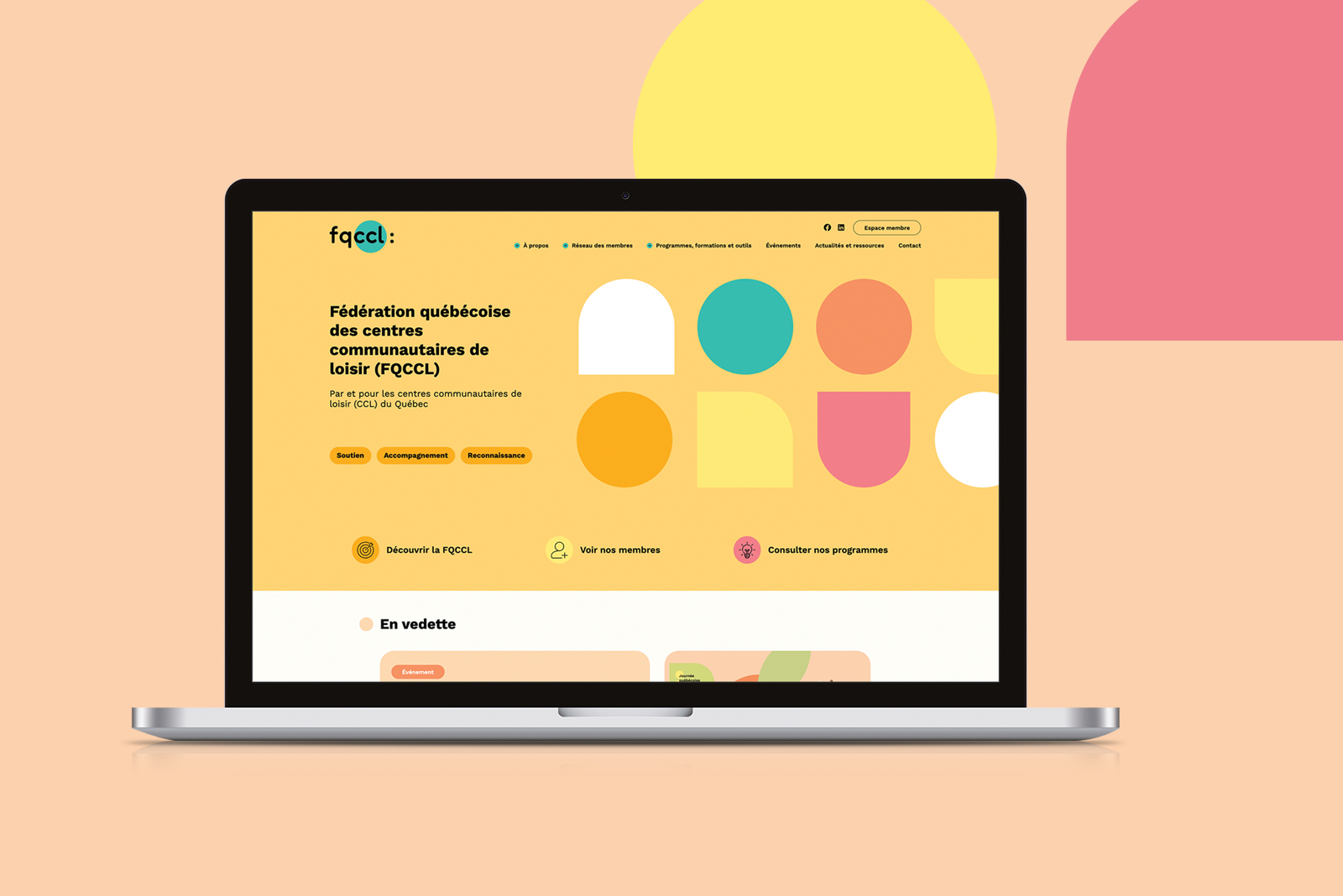 Nouvelle identité visuelle pour la Fédération québécoise des centres communautaires de loisir